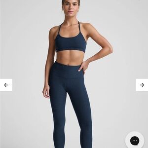 Beyond Yoga Spacedye Leggings - nocturnal navy - worn and washed only once!